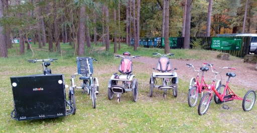 he current range of all ability bikes available for hire at High Lodge
